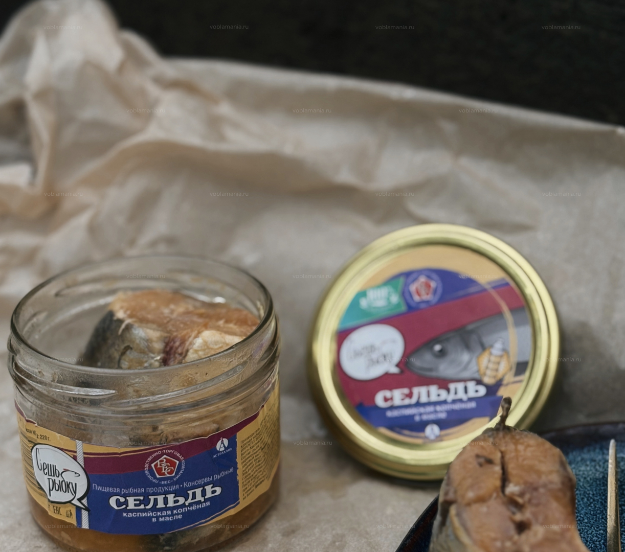 Сельдь подкопченная в масле #1